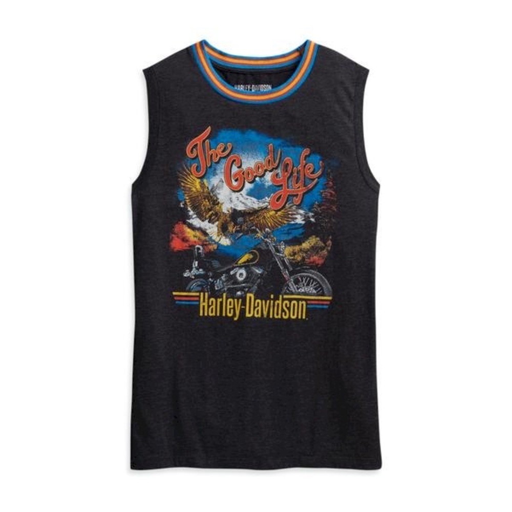 Harley-Davidson® Women's The Good Life Ringer Sleeveless Tank